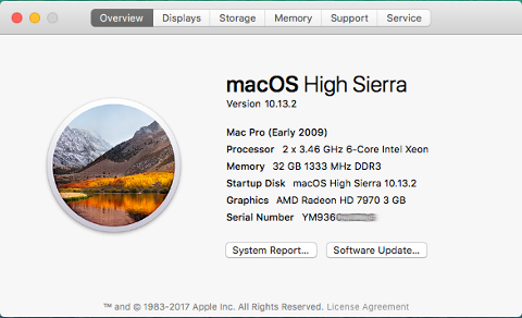 Apple MacPro  改造情報   Xeon X3.GHz二個にてコア