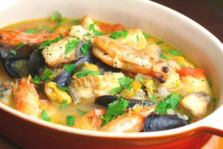 ハル子のキッチン イタリアン 魚介類のスープ