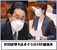 岸田首相と吉川さおり議員の写真