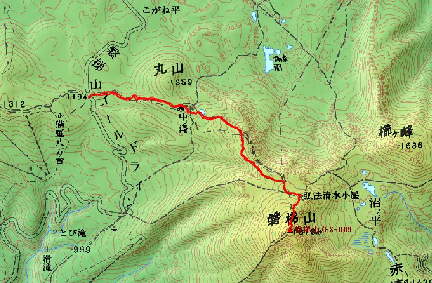 磐梯山MAP