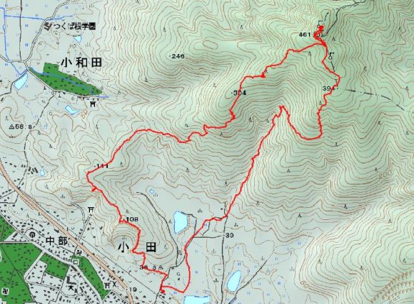 宝篋(ほうきょう)山MAP