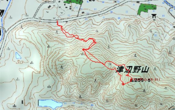津辺野山MAP