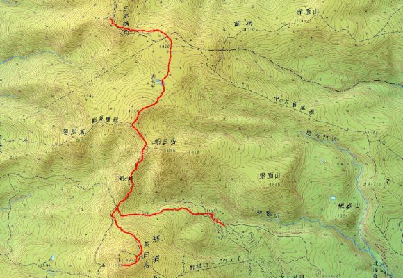 茶臼岳MAP