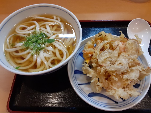 かき揚げうどん