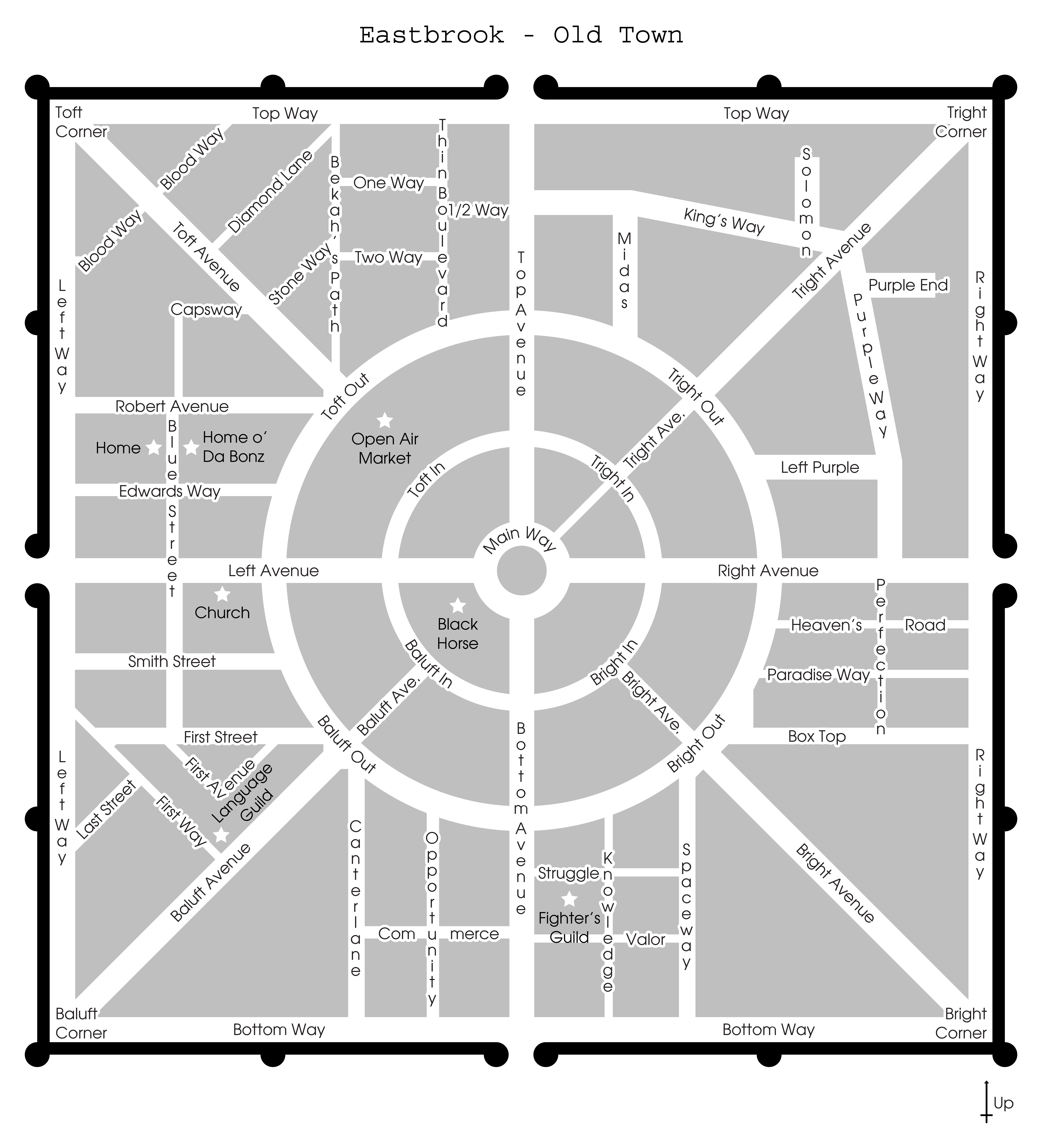 Oldtown Map