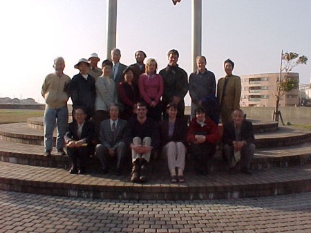 The guests and JASJ members under the angels.